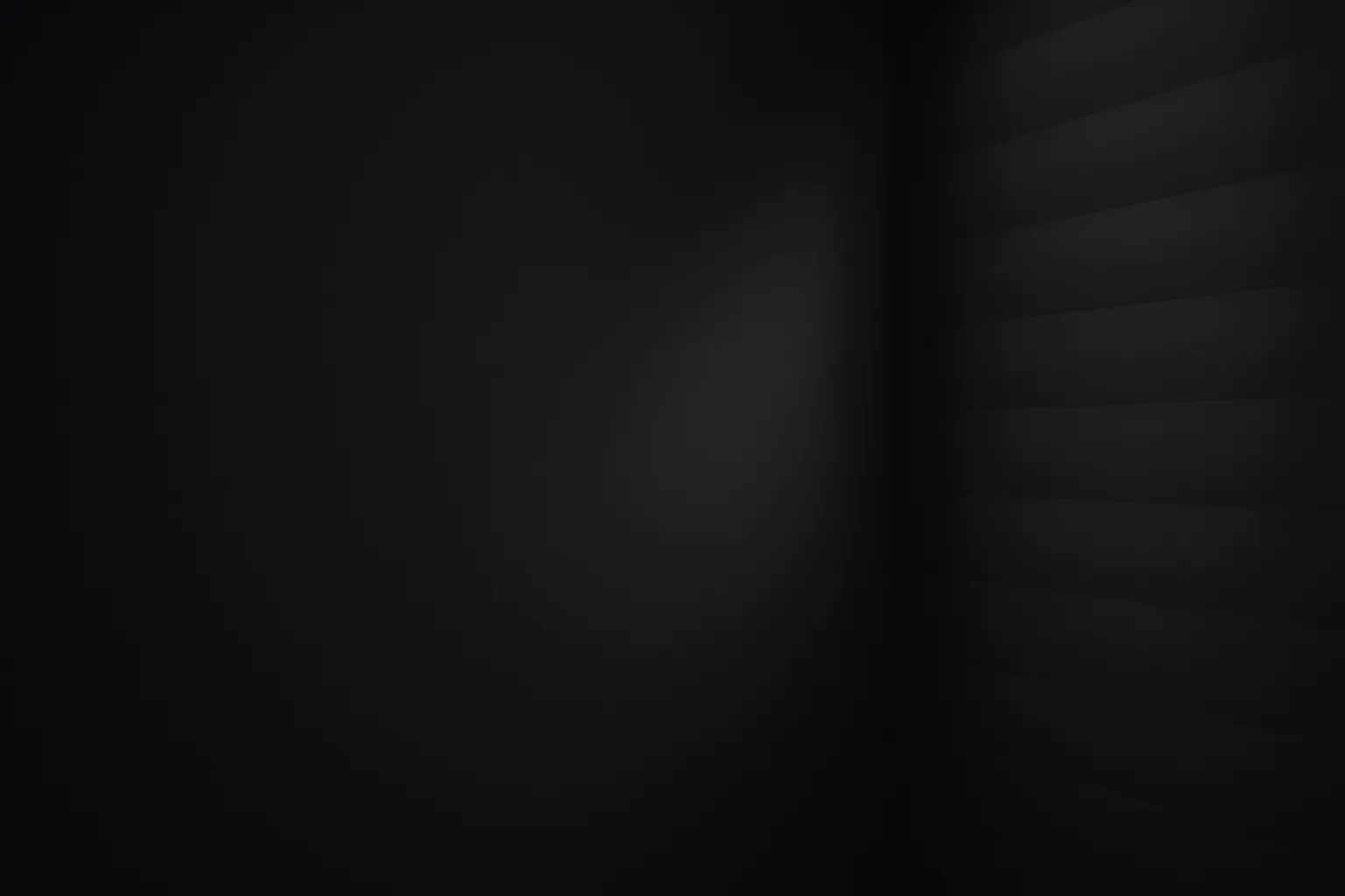 Plissee-Banner: ruhiges Schlafzimmer mit abgedunkeltem Fenster